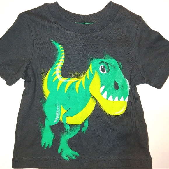 Brand New☆Circo Brand☆Toddler T-Rex Print Short Sleeve T-Shirt~12m - Picture 1 of 6
